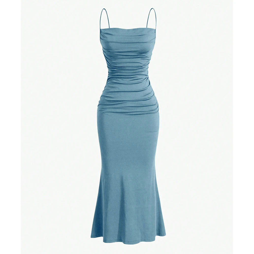 Midnight Silhouette - Slip Dress