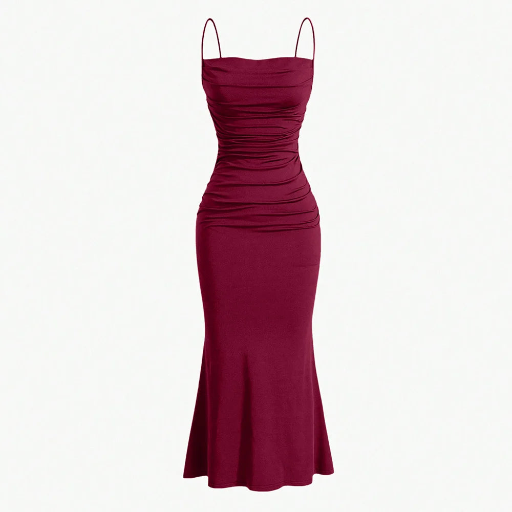 Midnight Silhouette - Slip Dress