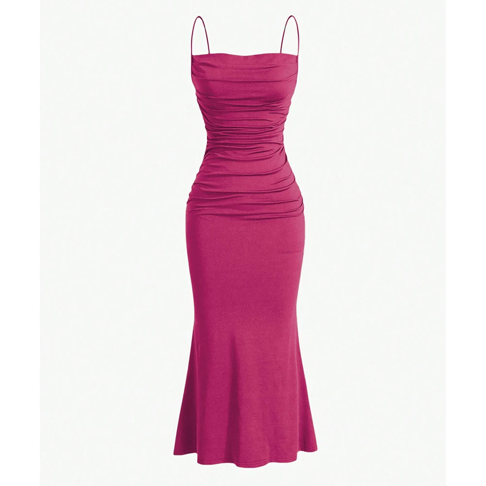 Midnight Silhouette - Slip Dress