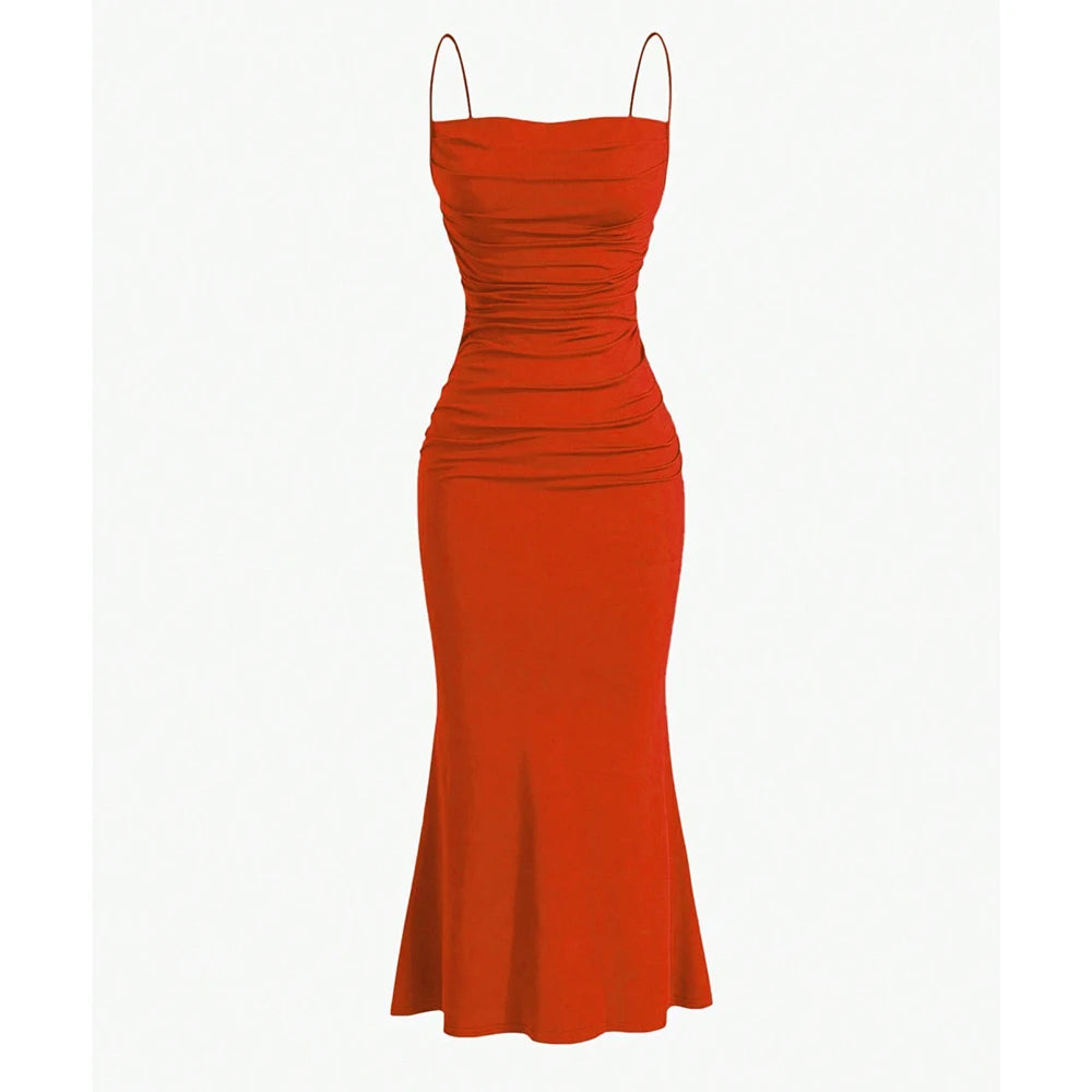 Midnight Silhouette - Slip Dress