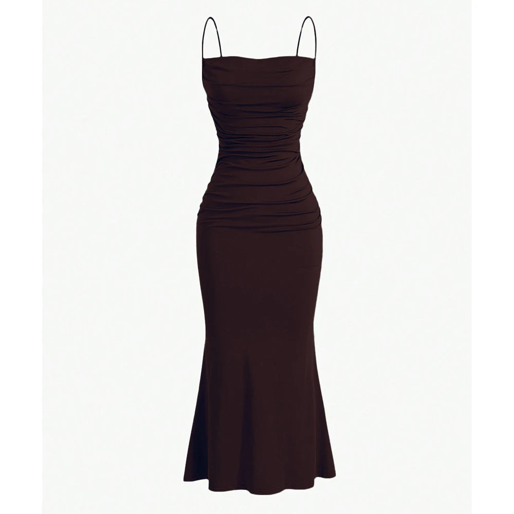 Midnight Silhouette - Slip Dress